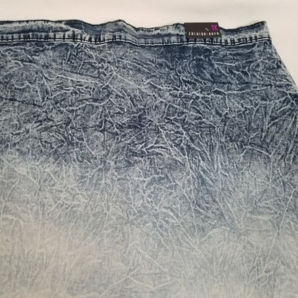 Fashion Nova Pencil Skirt Womens Size1X Stretch Acid Wash Mini Length NEW - Picture 8 of 12